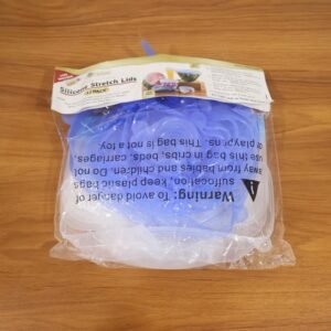 Silicone Stretch Lids – 12-Piece Reusable Food Covers with Storage Pouches