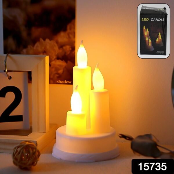 LED Taper Candles – Realistic Flickering Flame | Indo Glow