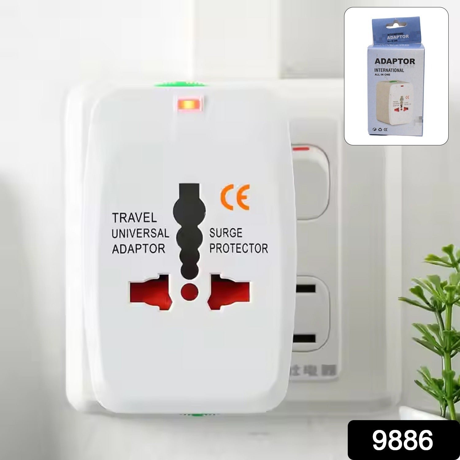c8dfbdb1-6d3e-4d69-bd1b-d9e2d9d9012d Universal Travel Adapter – Compact Surge Protection for 150+ Countries