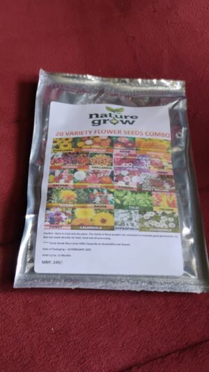 Flower Seeds Combo – 20 Varieties for Vibrant Gardens