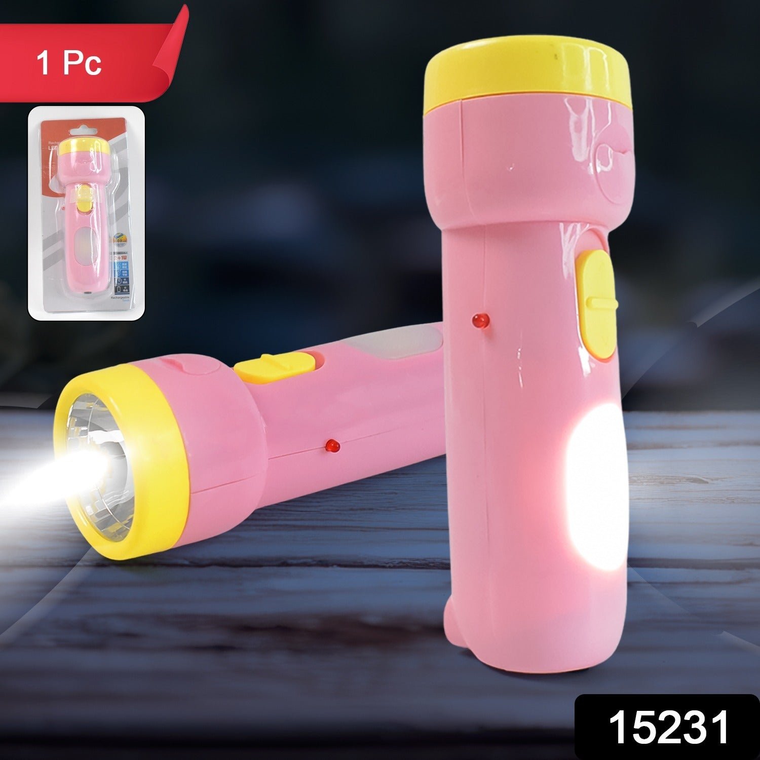 Rechargeable LED Torchlight – Compact Bright Portable Light
