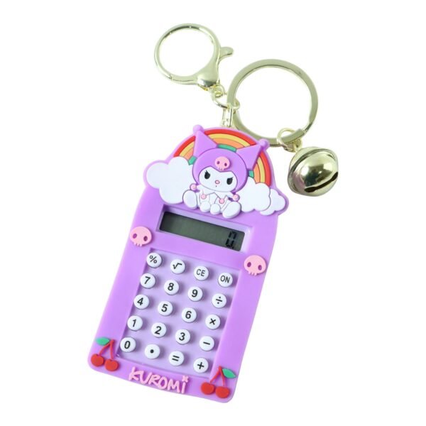 Kuromi Calculator Keychain – Compact Pocket-Sized Digital Calculator