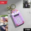 Kuromi Calculator Keychain – Compact Pocket-Sized Digital Calculator
