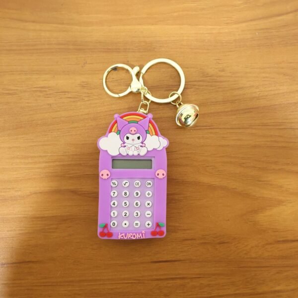 Kuromi Calculator Keychain – Compact Pocket-Sized Digital Calculator