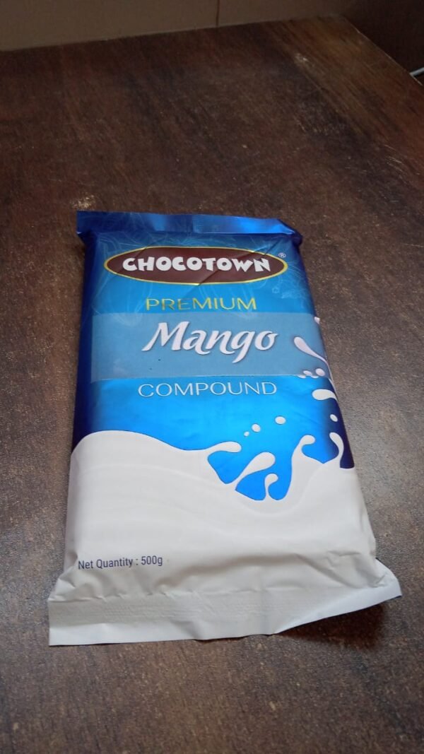 Mango Compound Chocolate – Premium 500gm Slab | Chocotown