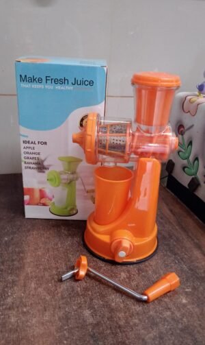 Manual Fruit & Veg Juicer – Strong Suction Base, Easy Clean | Quickslice