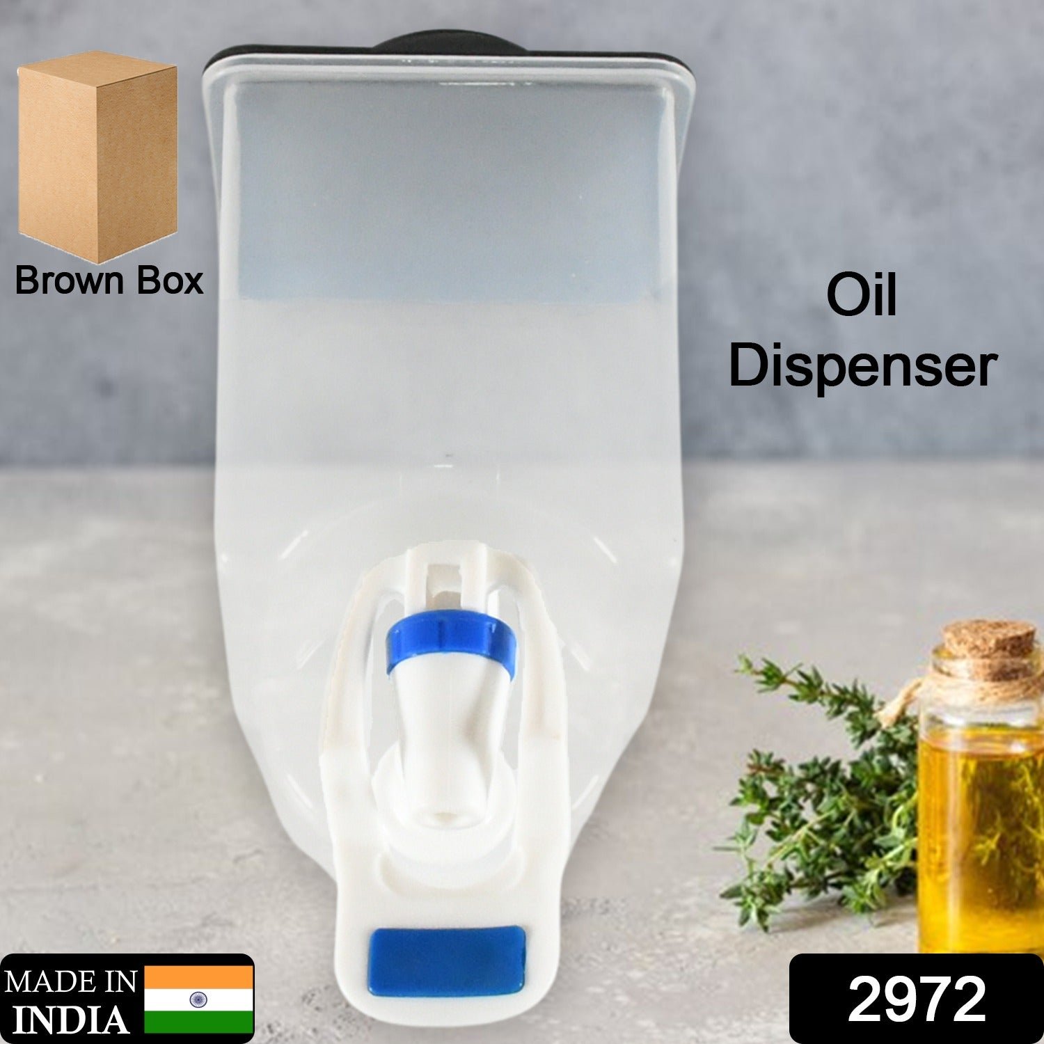 Wall Mounted Oil Dispenser – 1100ml No-Drip | Own Hydrate