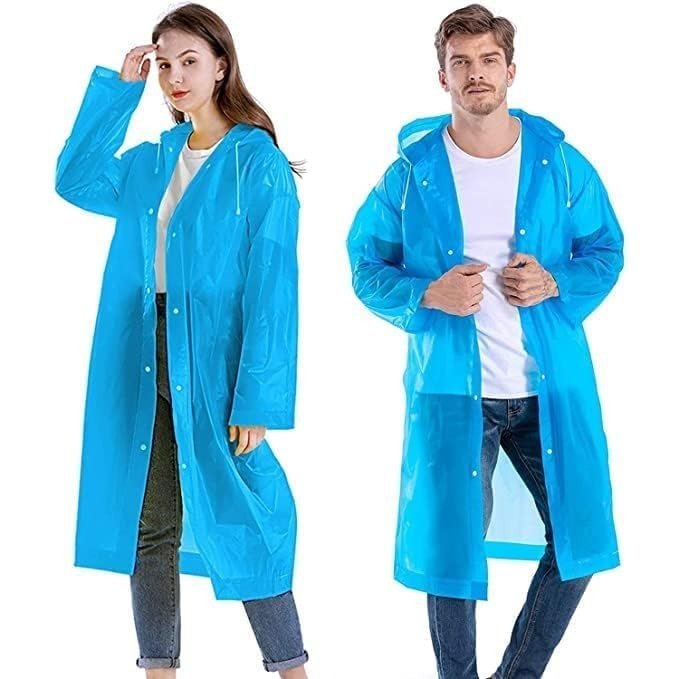 Portable EVA Raincoat for Adults & Kids Monsoon Travel