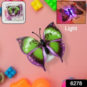 Butterfly 3D Illusion Night Lamp – Soft Multicolor LED Glow