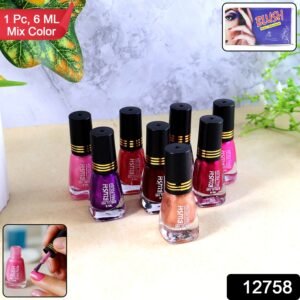 cf5a0f69-e4eb-4be0-b1ff-9f117b6fde75 Dark Mini Nail Polish – Glitter Finish Quick-Dry 6 ML