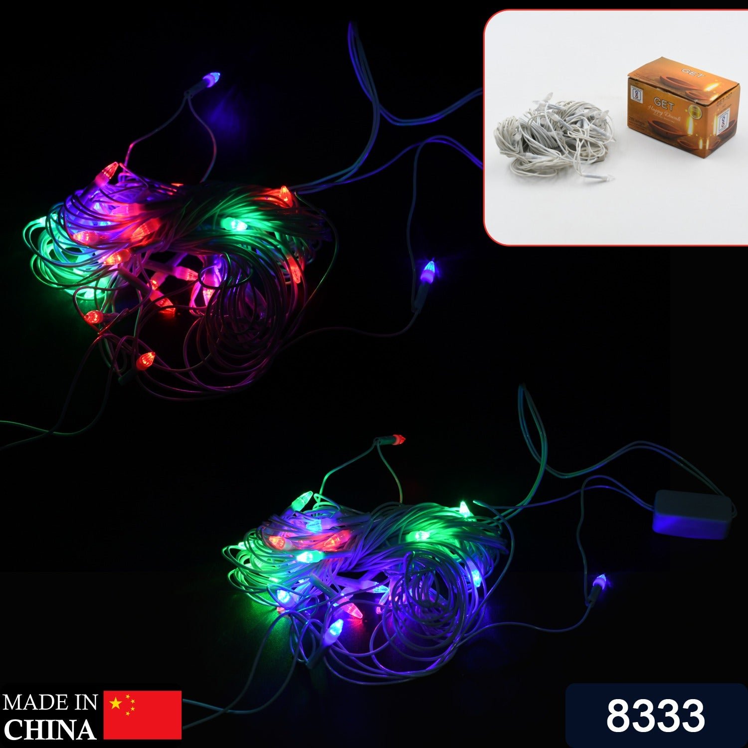 Diwali String Lights – 8M LED Indoor & Outdoor Festive Decor | Giftoiza