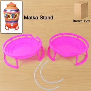 Plastic Water Pot Stand Set – Durable & Stable Support (2-Piece)