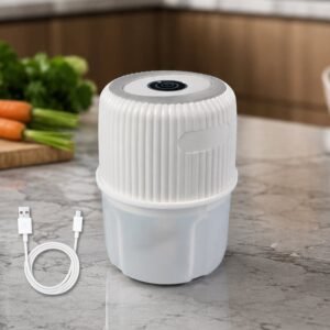 Mini Garlic Chopper – Cordless & Rechargeable for Easy Meal Prep