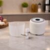 chopper_parts_separated Mini Garlic Chopper – Cordless & Rechargeable for Easy Meal Prep