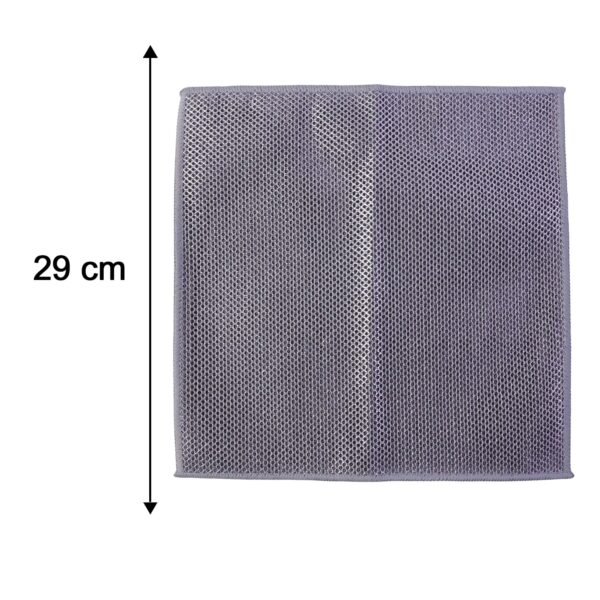 Dual Sided Microfiber Cleaning Towel for Kitchen Countertop Gas Stove (3 Pc Set)
