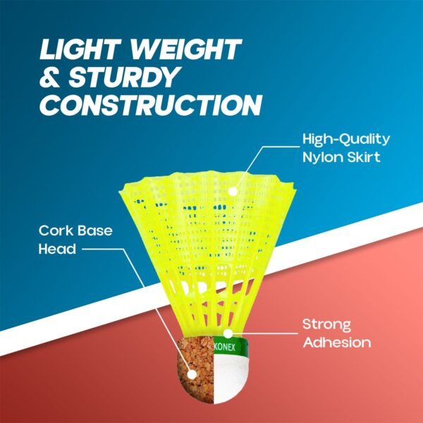 cls-301-02 Badminton Shuttlecock Set – Durable Nylon Flight & Control