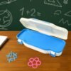 Kids Pencil Box with Built-in Tic Tac Toe Game – Fun & Durable