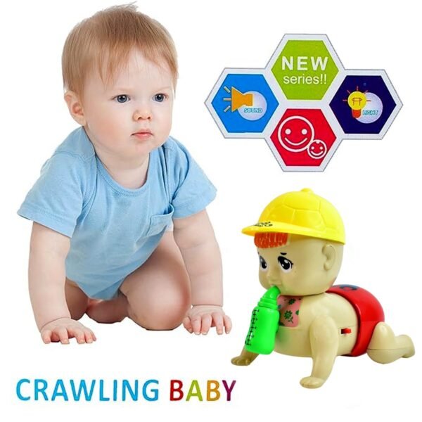 Crawling Baby Toy with Music & Lights – Engaging Toddler Toy | Little Learners