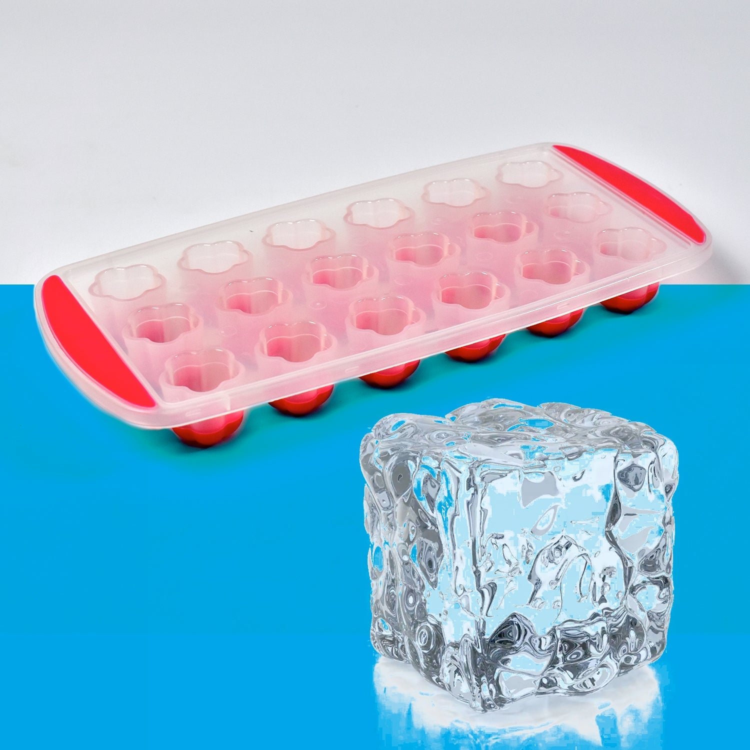 Flower Ice Tray – 18-Cavity Silicone Mold, BPA-Free | Indo Glow