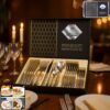 Stainless Steel Cutlery Set – 24 Pc Polished Dinnerware