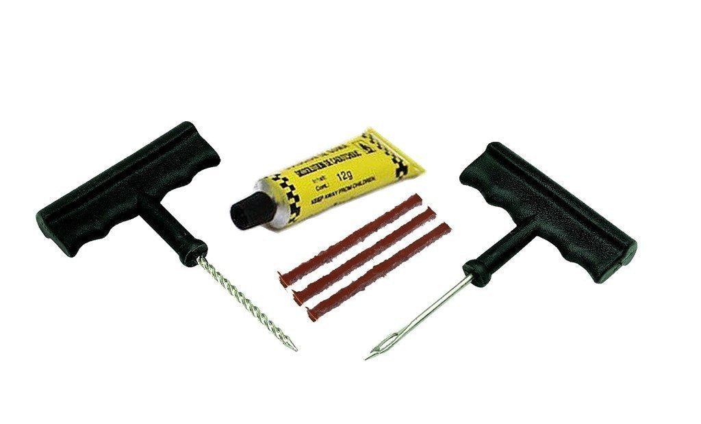 Tubeless Tyre Puncture Repair Kit – Complete Set for Cars & Bikes | RaceVault