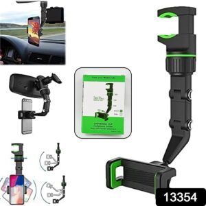 Car Rear View Mobile Holder – 360° Rotatable Mount | Velvet Wheels