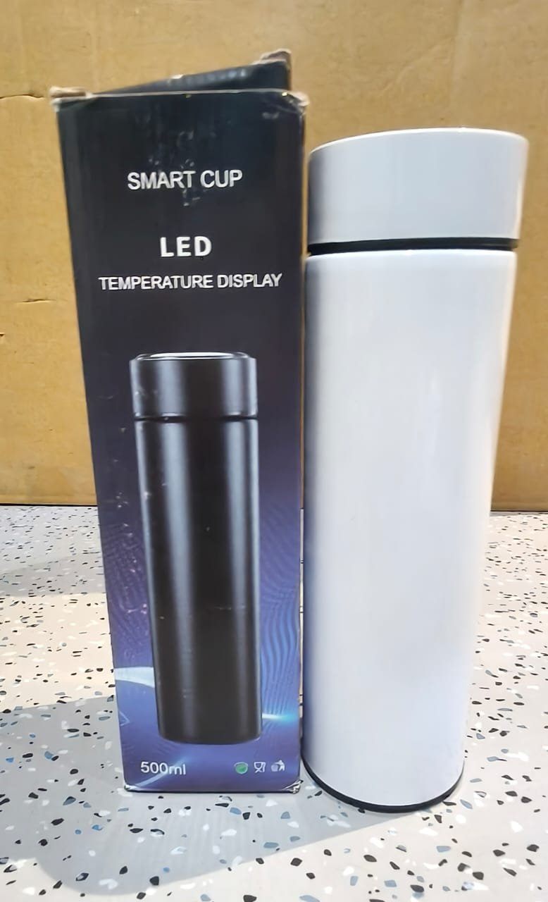 Vacuum Insulated Water Bottle – 500ML LED Temperature Display