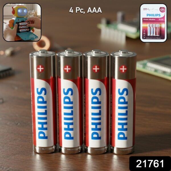 AAA Alkaline Batteries – Long-Lasting 4-Pack Power Cells