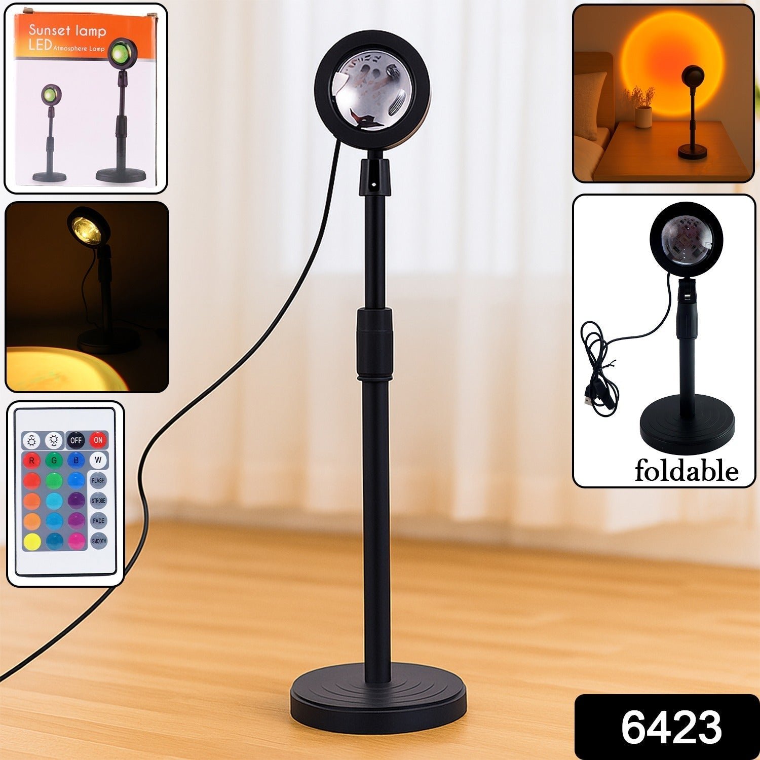 Sunset Projection Lamp – Multi-Color LED Light | Indo Glow