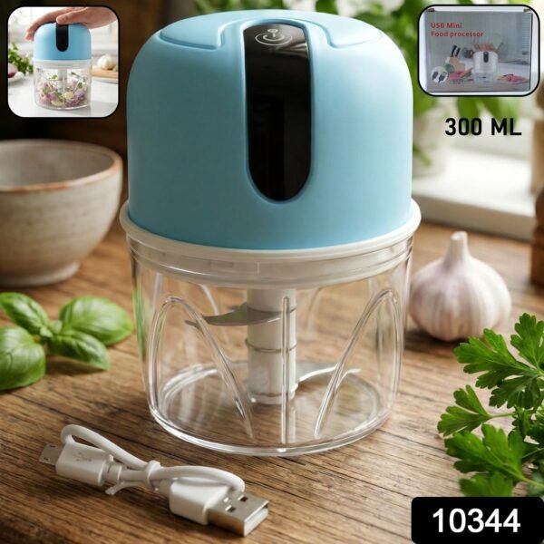 d7764050-1f66-4c32-b521-edf78607840c Mini Electric Garlic Chopper – USB Rechargeable 300ml | Indo Glow
