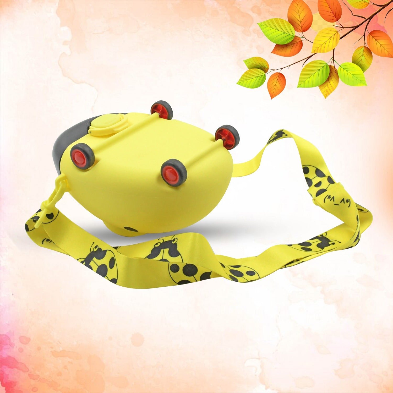 Kids Water Bottle – Cute Bug Shape, 1L with Straw & Strap | Own Hydrate