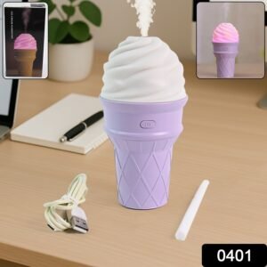 Ice Cream Cone Humidifier – Portable Cool Mist Air Freshener