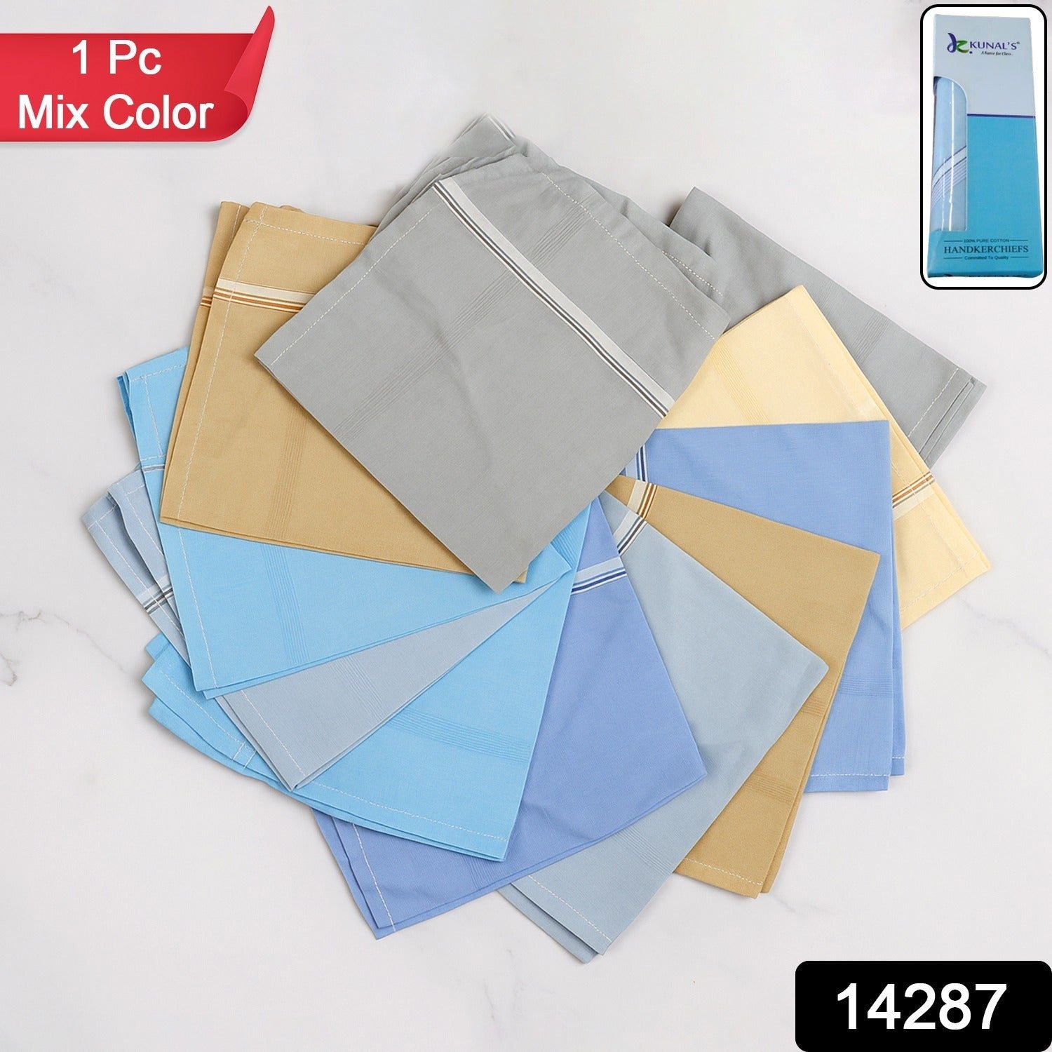 Men's Cotton Handkerchief – Soft, Large & Highly Absorbent