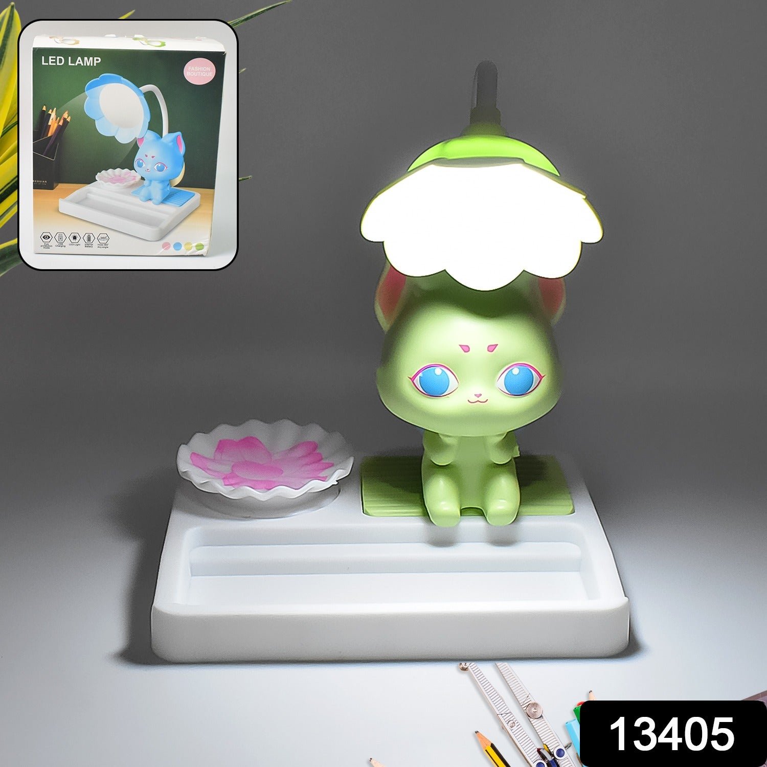 Kids LED Desk Lamp – Cute Cartoon Eye-Protection |