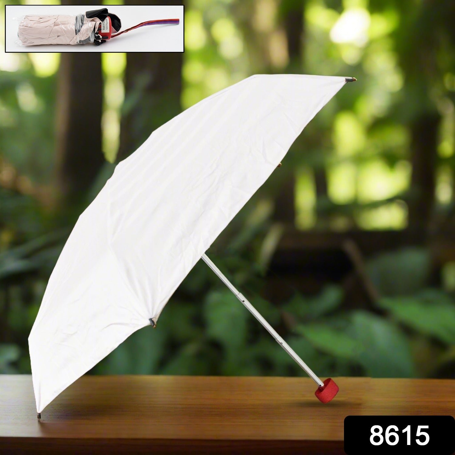 Foldable Umbrella Compact Sun Rain Protection for Travel