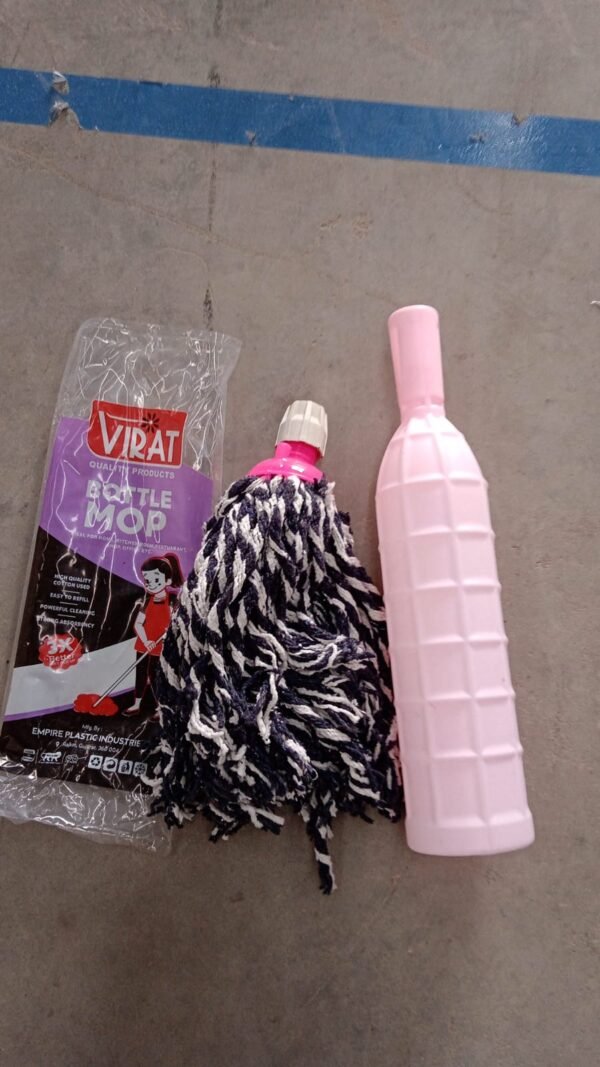 Floor Cleaning Mop Refill – Durable Bottle Grip & Absorbent Cotton Head