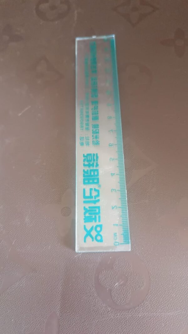 Transparent 15cm Plastic Scale – Durable and Lightweight Ruler