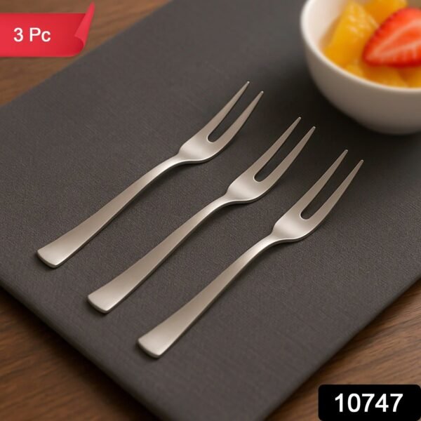Mini Dessert Fruit Fork Set – Rust-Resistant Reusable Cutlery