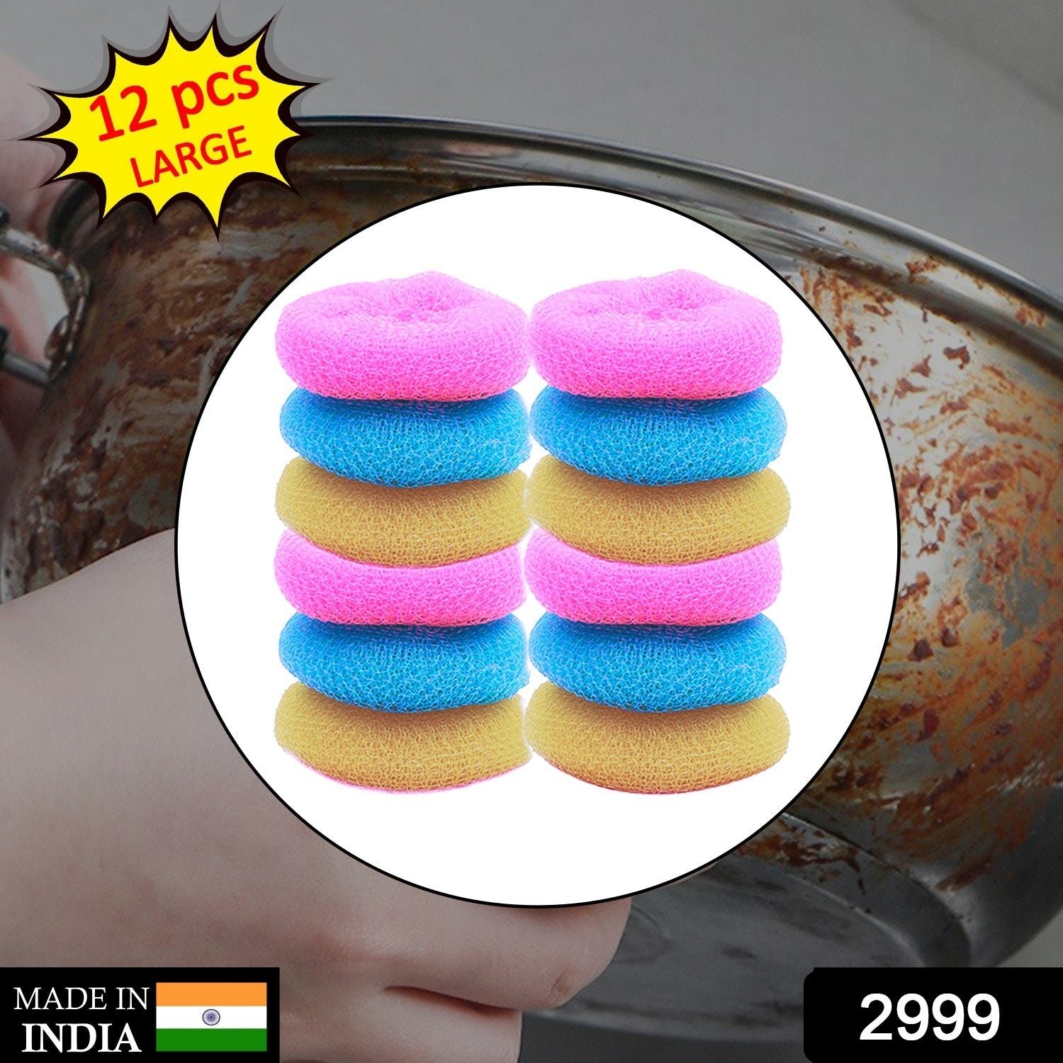 dc0cd56a-5a40-4ccf-b791-9920afb221ab Nylon Scrubber Set – Non-Scratch Kitchen Cleaning | Velvet Wipe