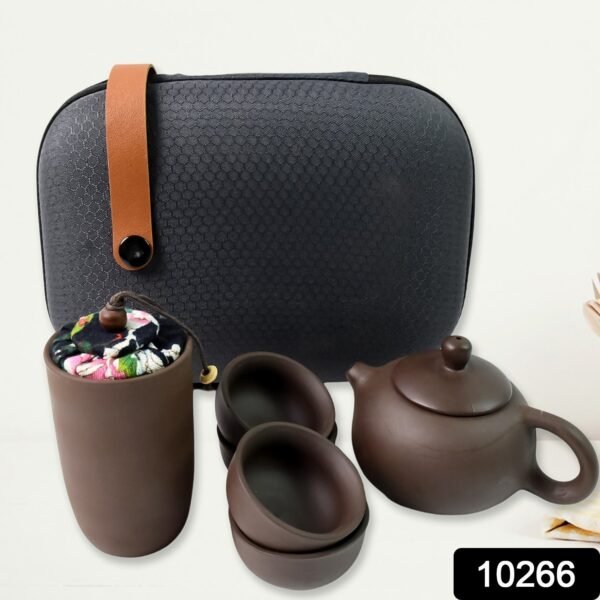 Portable Kung Fu Tea Set – Complete 6-Piece Travel Kit for Tea Lovers
