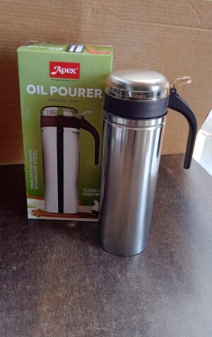 Stainless Steel Oil Pourer – 1000ml Durable Kitchen Dispenser