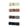 Elegant Bow Hair Clips Set – Stylish 4-Piece Snap Clips Combo