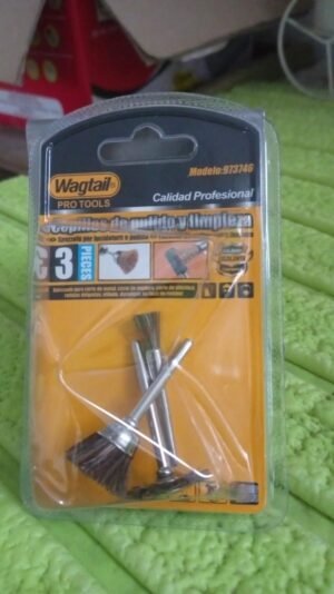 Brass Wire Wheels – 3-Pc Rust & Metal Cleaning Set | ToolMate Pro