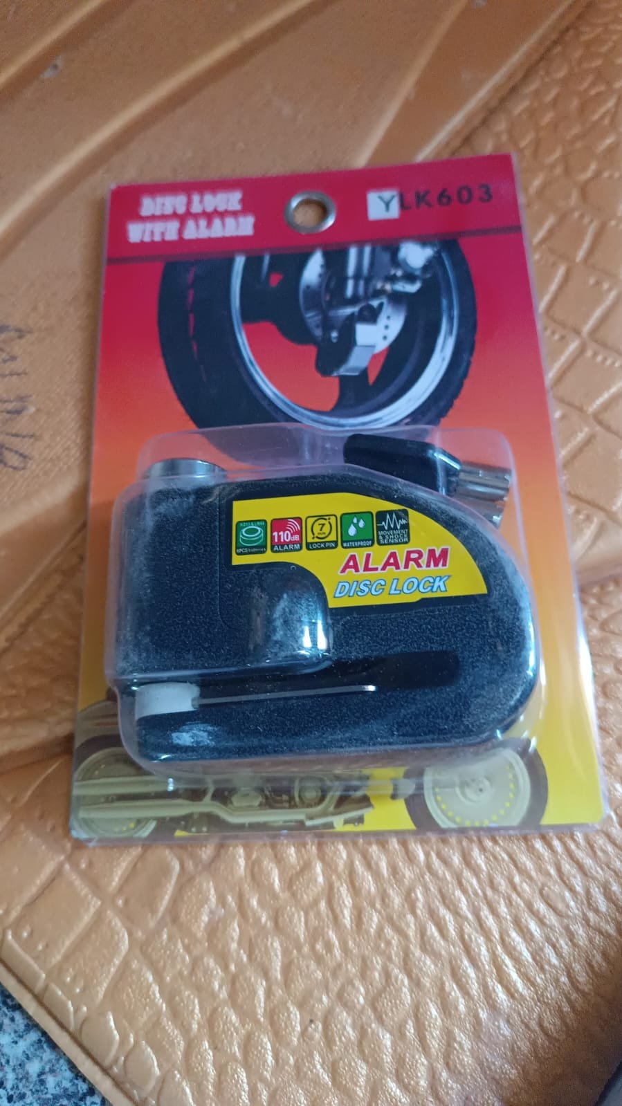 Alarm Disc Lock – Motorbike Anti-Theft with 110dB Siren