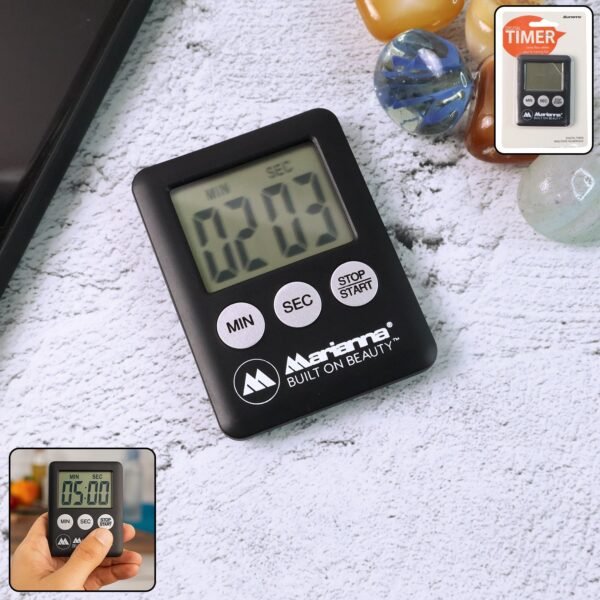 Digital Kitchen Timer – Large Display, Loud Alarm & Magnetic Mount
