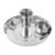 Stainless Steel Pooja Thali Set – Complete 4-Piece Dining Set