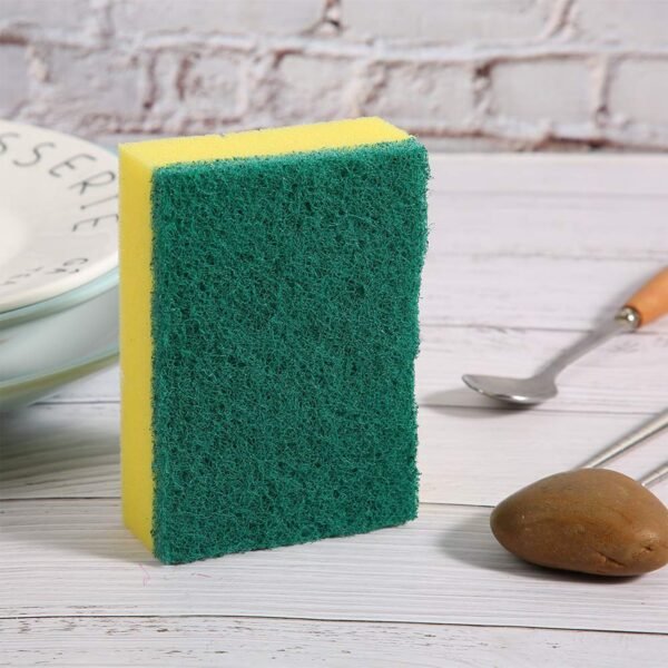 Scrub Sponge – 2-in-1 Multi-Purpose Cleaning | Velvet Wipe
