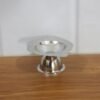 Puja Diya Stand – Stainless Steel Traditional Oil Lamp Holder