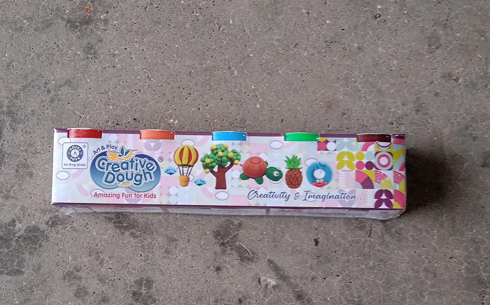 Non-Toxic Dough Clay – 5 Vibrant Colors for Kids | Aditi