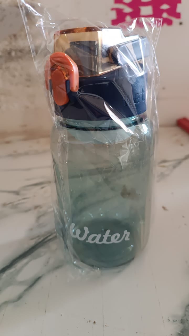 600ml Leak-Proof Plastic Water Bottle – Flip Cap with Safety Lock